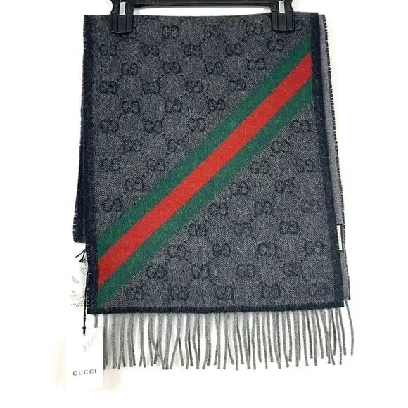 Gucci | Accessories | Gucci Wool Alpaca Monogram Web Sc